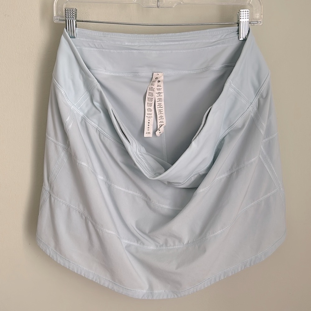 lululemon athletica Pale Blue Athletic Skort